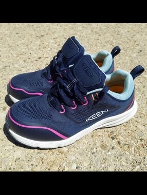 Like New KEEN Women's Utility Minneapolis Composite Toe Work Sneakers, Size 8.5W